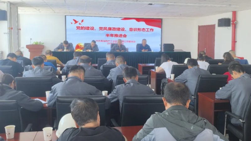 工投公司黨委召開黨的建設(shè)、黨風(fēng)廉政建設(shè)、意識形態(tài)工作半年推進(jìn)會