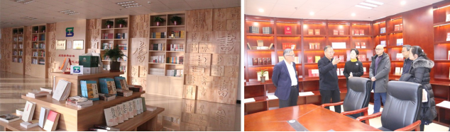 省委常委、省總工會(huì)主席馬吉孝同志來我司為全國職工書屋示范點(diǎn)揭牌